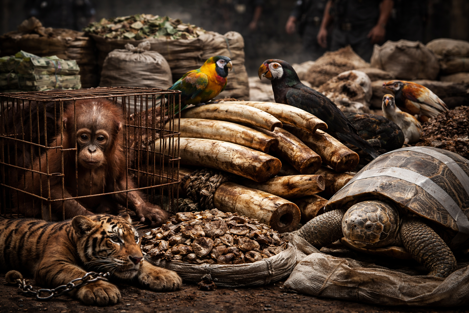 Il commercio illegale di specie animali continua a colpire oltre 4.000 specie nel mondo